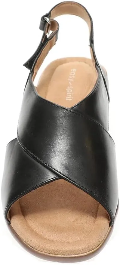 Easy Spirit Womens CHANTAL Comfort Insole Faux Leather Heels