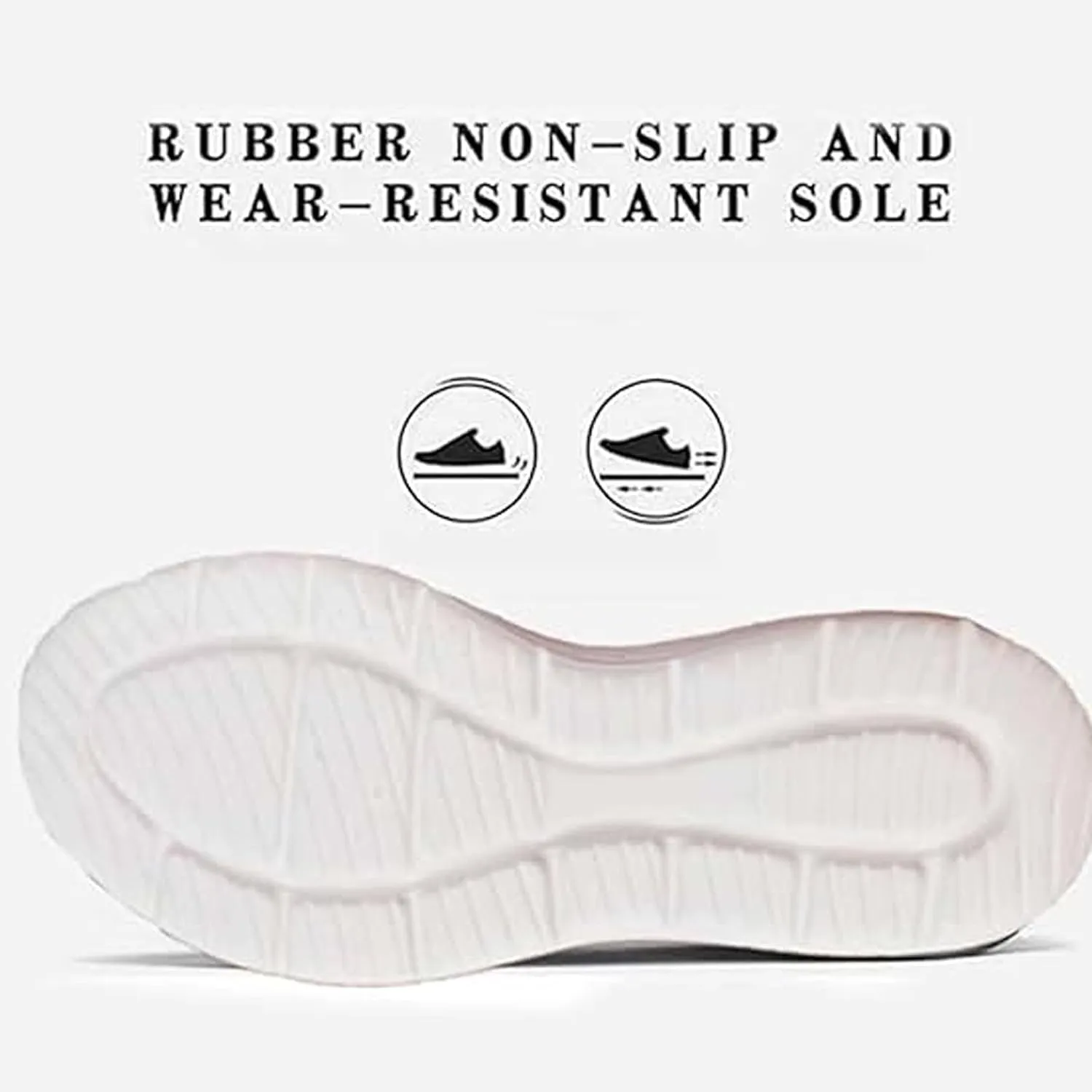 Enjerr Orthopedic Shoes Womens, Womens Orthopedic Shoes, Arch Support, Wide Slip On Soft Sole Mesh Comfortable Flat Sneakers