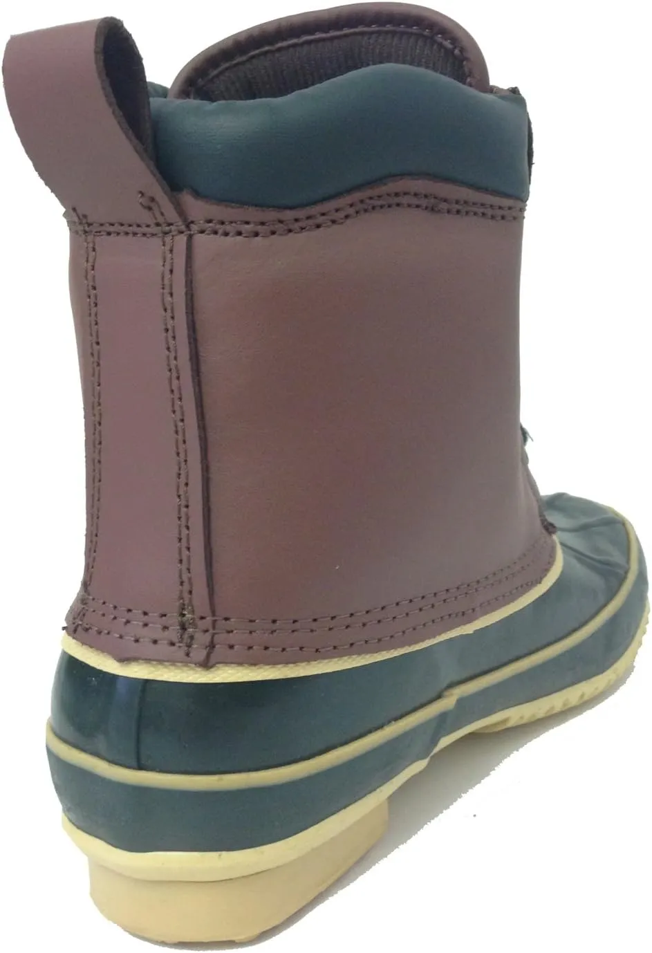 G-9021SC Women's Duck Boots Leather Waterproof Thermolite Insulated Hiking 5-Eye Winter Shoes