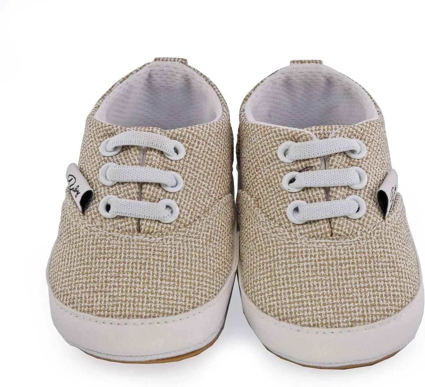 GAISUMMI Unisex Baby Girls Boys Shoes Infant Canvas Sneakers Anti-Slip Rubber Sole Newborn Crib Shoes Toddler Outdoor Athletic First Walkers