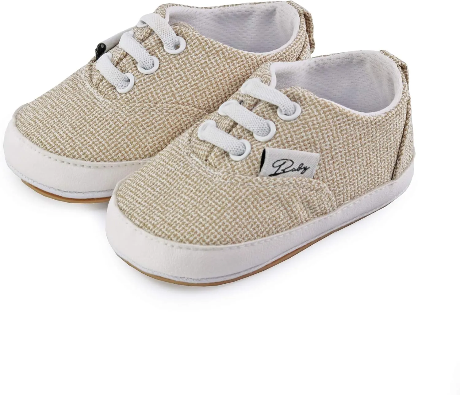 GAISUMMI Unisex Baby Girls Boys Shoes Infant Canvas Sneakers Anti-Slip Rubber Sole Newborn Crib Shoes Toddler Outdoor Athletic First Walkers