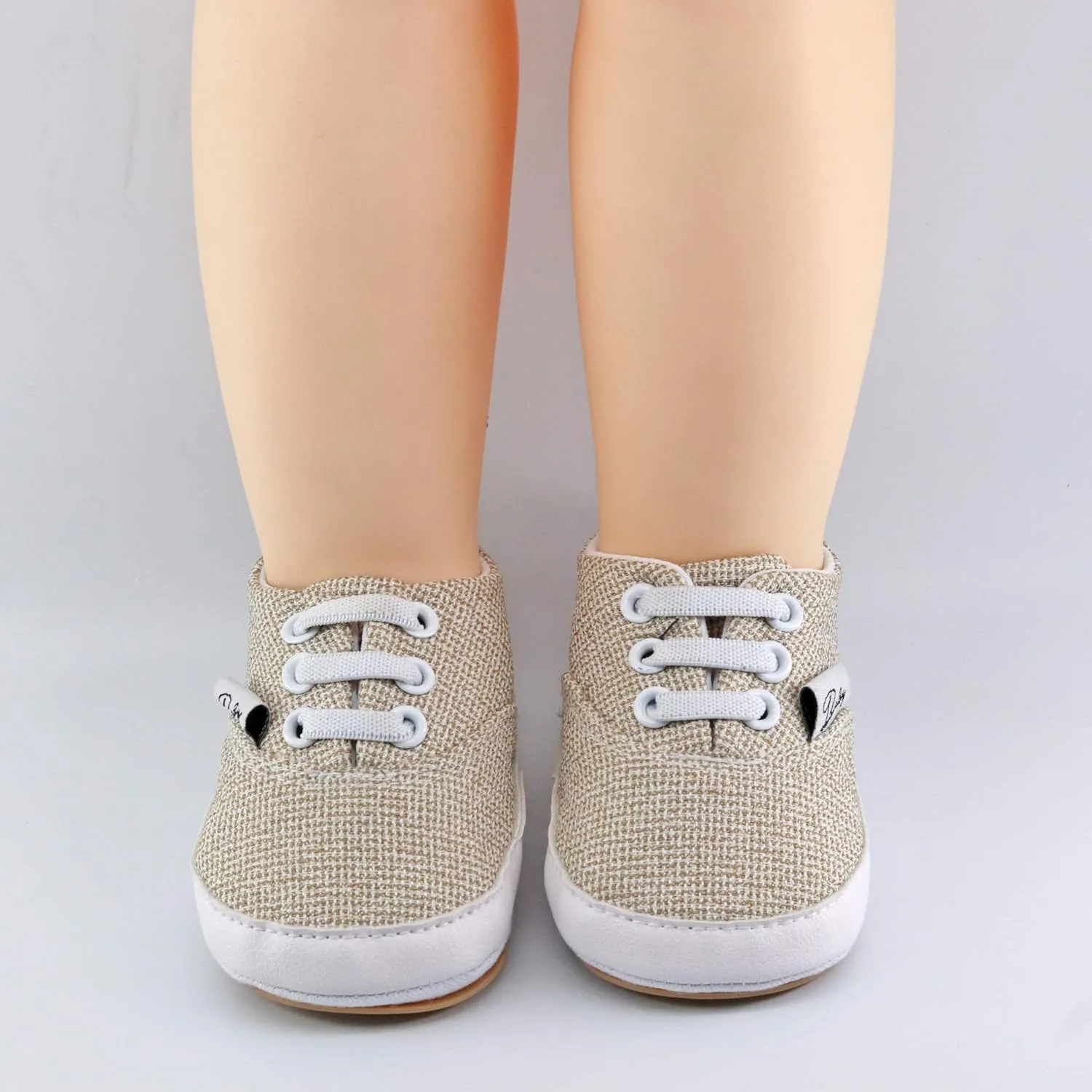 GAISUMMI Unisex Baby Girls Boys Shoes Infant Canvas Sneakers Anti-Slip Rubber Sole Newborn Crib Shoes Toddler Outdoor Athletic First Walkers