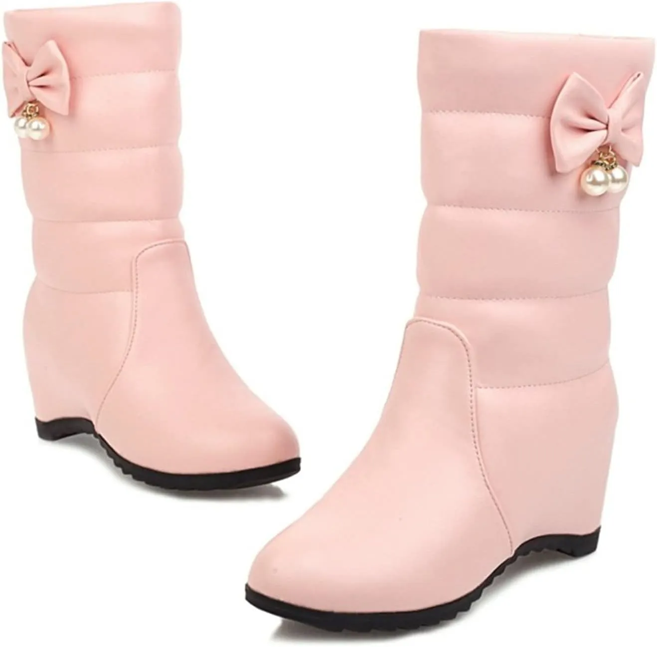 Gibobby Cowgirl Boots Women Retro Booties Cowboy Knee High Boots Chunky Heel Western Winter Tassel Boots 52
