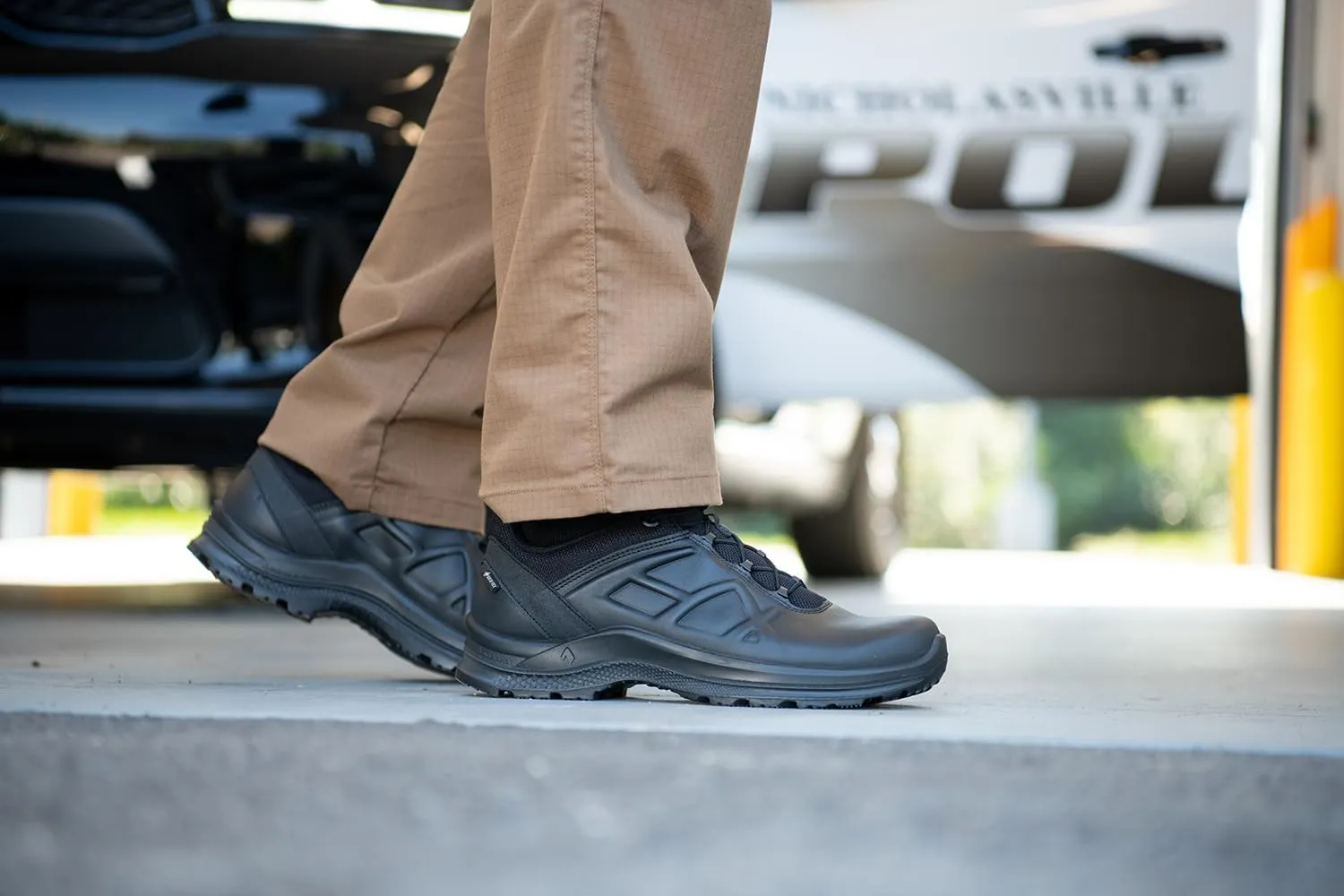 HAIX Black Eagle Athletic 2.1 T Low Tactical Shoes - with Bungee Laces, Unmatched Traction, and Lightweight Design, All-Day Comfort, Black Athletic Shoe