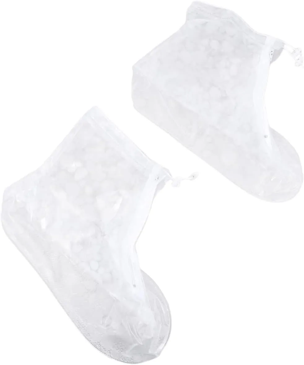 HANABASS 3 Pairs Womens Rain Shoes Rain Shoe Covers Womens Rainboots Overshoes Waterproof Shoe Protector