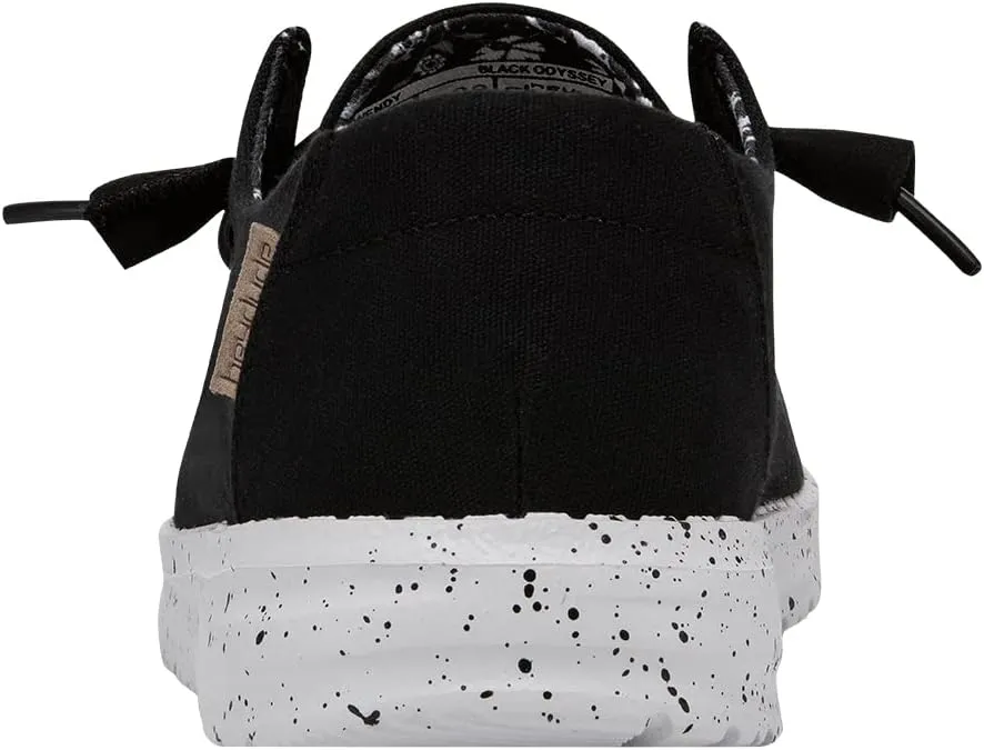 Hey Dude Wendy Stretch Canvas Womens Shoes, Womens Slip-on Loafers, Comfortable & Light-Weight
