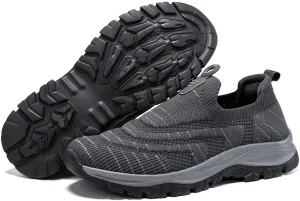 Hiking Shoes Men Breathable Net Surface Lightweight Anti-Collision Ankle Support Sneakers Outdoor Anti Slip Camping Walking Shoes