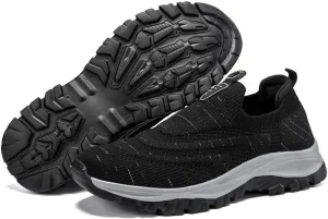 Hiking Shoes Men Breathable Net Surface Lightweight Anti-Collision Ankle Support Sneakers Outdoor Anti Slip Camping Walking Shoes