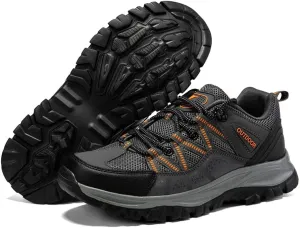 Hiking Shoes Men Lightweight Outdoor Wading Breathable Sneakers Low-Top Anti Slip Shock Absorption Camping Walking Shoes