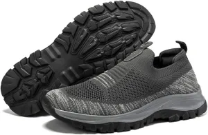 Hiking Shoes Men Lightweight Outdoor Wading Breathable Sneakers Low-Top Anti Slip Shock Absorption Camping Walking Shoes