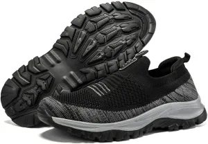 Hiking Shoes Men Lightweight Outdoor Wading Breathable Sneakers Low-Top Anti Slip Shock Absorption Camping Walking Shoes