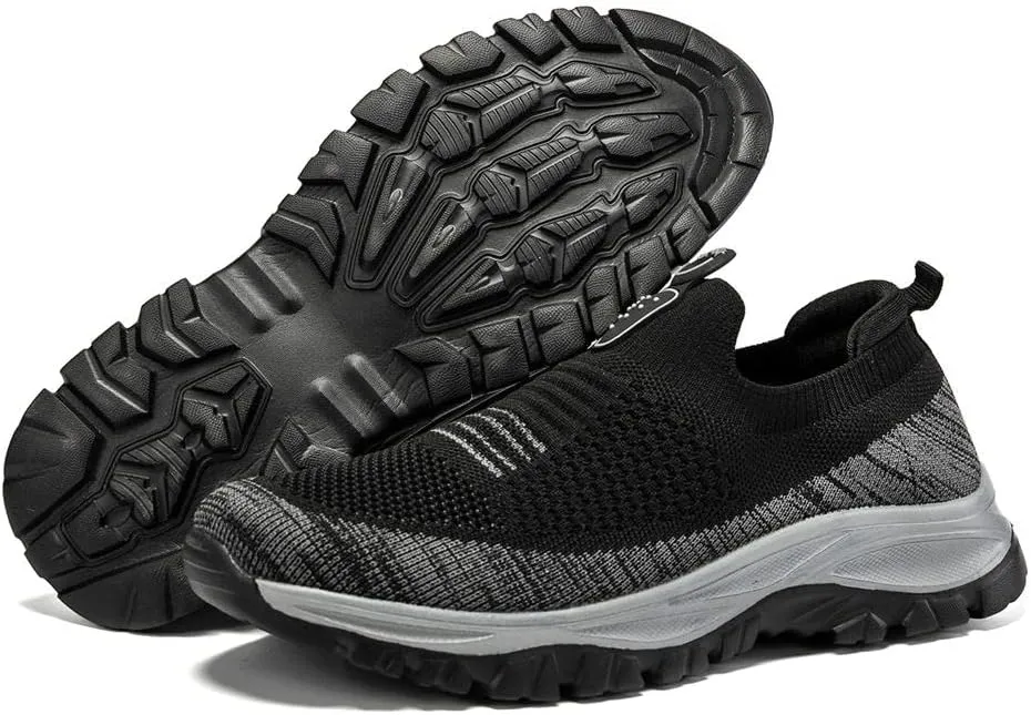 Hiking Shoes Men Lightweight Outdoor Wading Breathable Sneakers Low-Top Anti Slip Shock Absorption Camping Walking Shoes