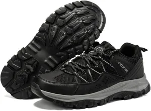 Hiking Shoes Men Lightweight Outdoor Wading Breathable Sneakers Low-Top Anti Slip Shock Absorption Camping Walking Shoes