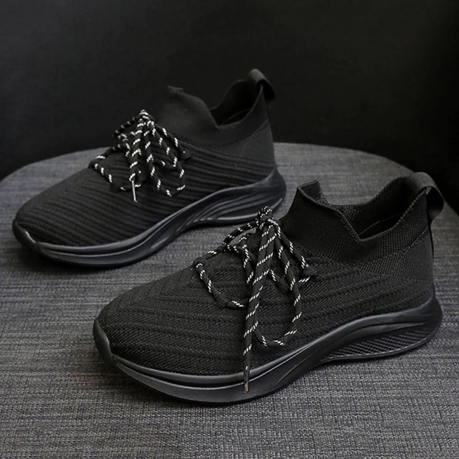 Hiking Shoes Women Water Proof Womens Shoes Solid Color Casual Shoes Hollow Breathable Womens Sneaker Wedge Size 11