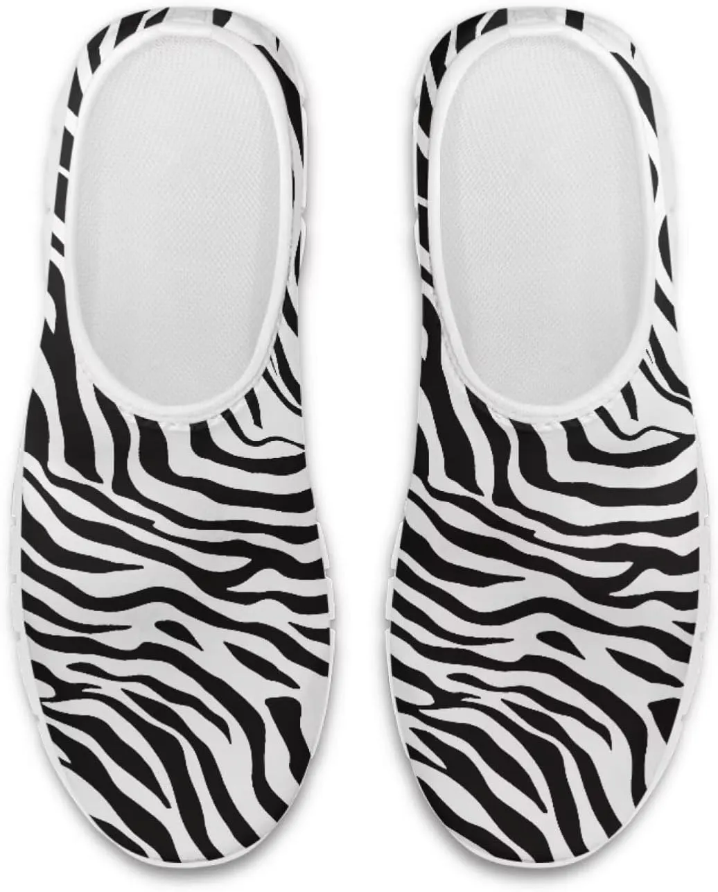 Howilath Animal Print Women's Loafers & Slip-on Running Sneakers Travel Breathable Shoes with Anti-Slip Sole