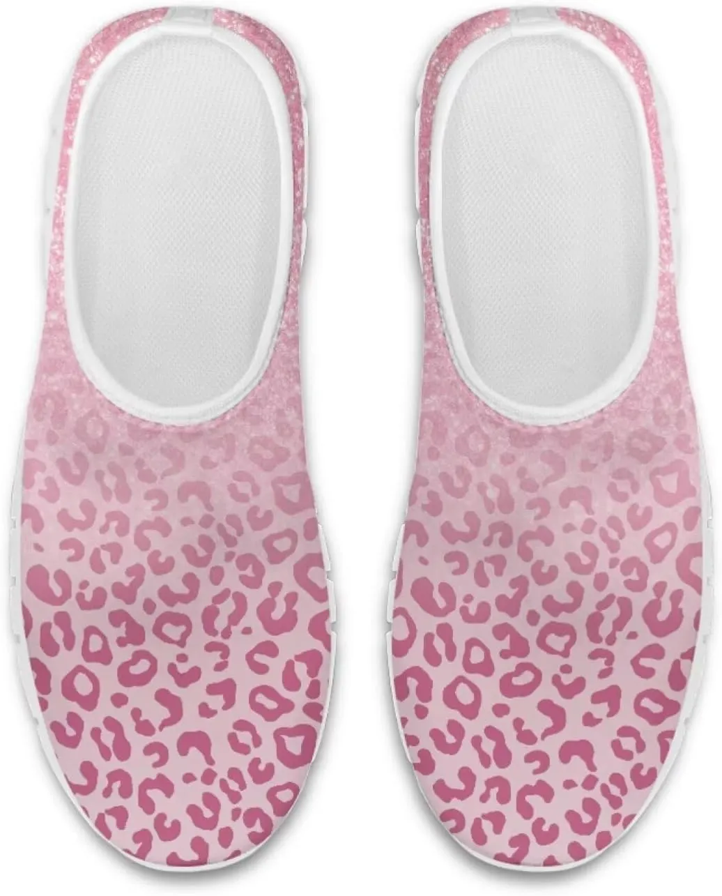 Howilath Animal Print Women's Loafers & Slip-on Running Sneakers Travel Breathable Shoes with Anti-Slip Sole