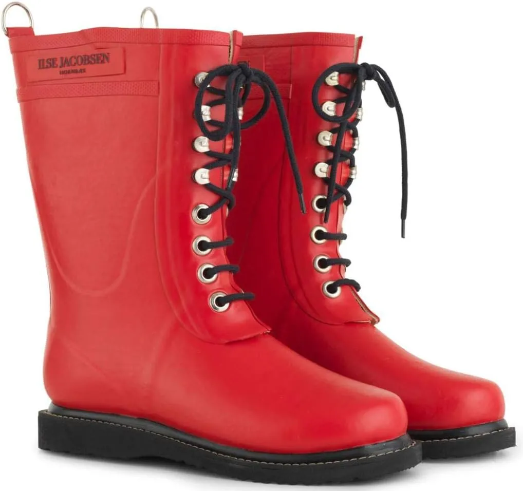 Ilse Jacobsen RUB15 Red Womens Boots