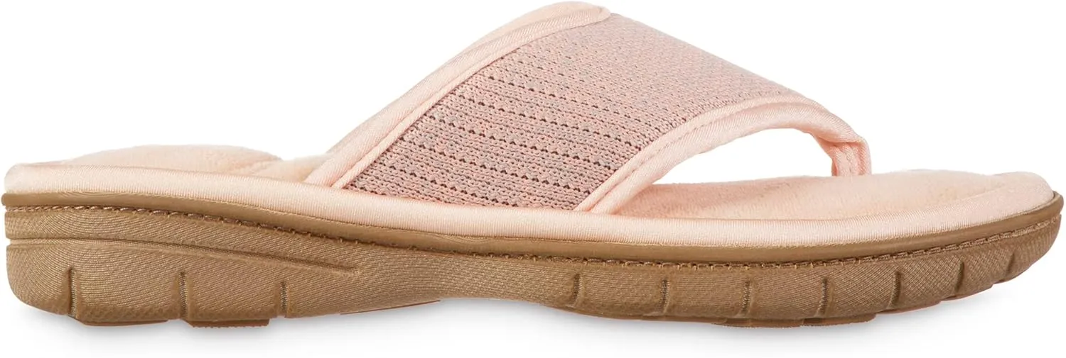 isotoner Womens Eco Sport Thong Slipper
