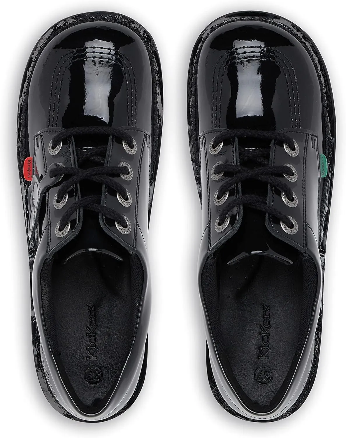Kickers Boy's Kick Lo Leather School Shoes