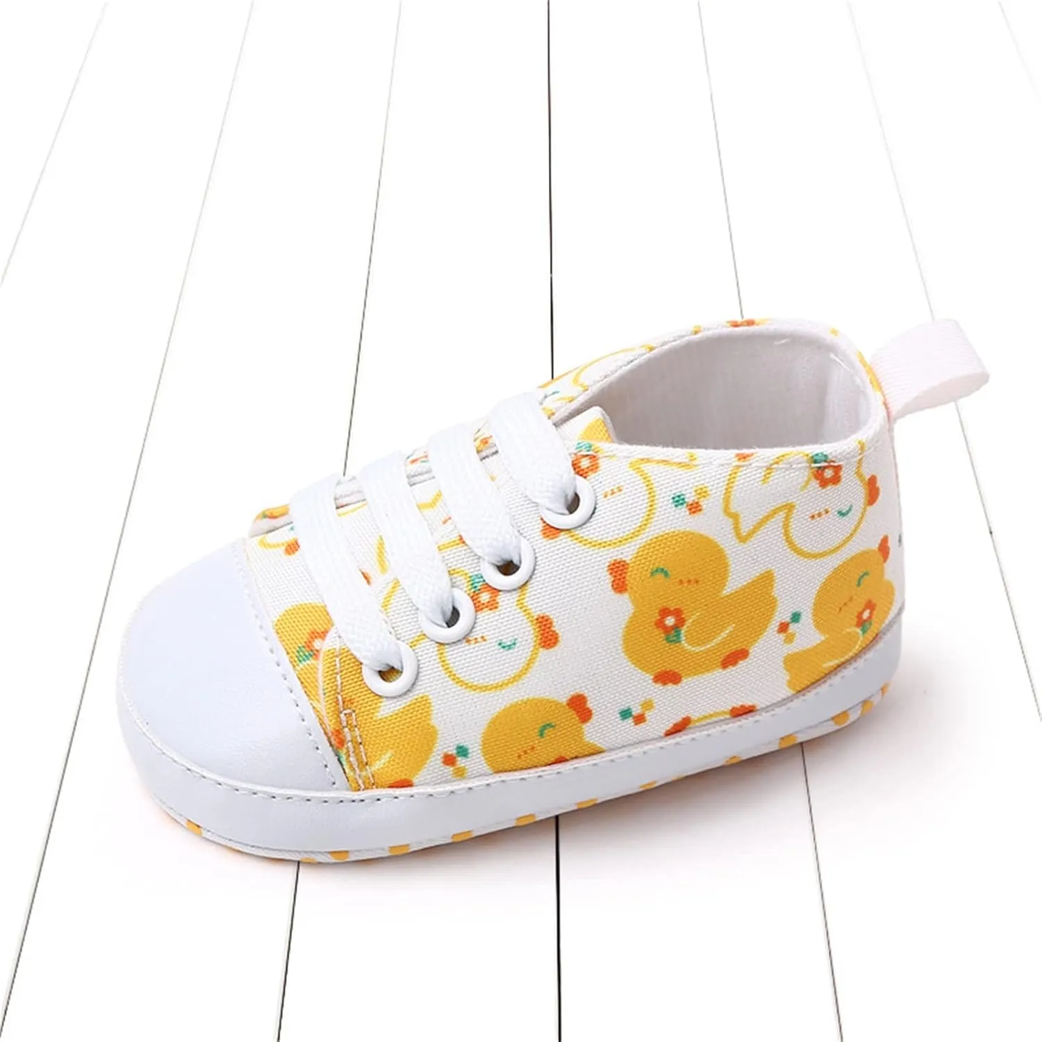 Kids Wedding Shoes Summer Children Infant Toddler Boys And Girls Sports Canvas Cute Cartoon Pattern Lace Up