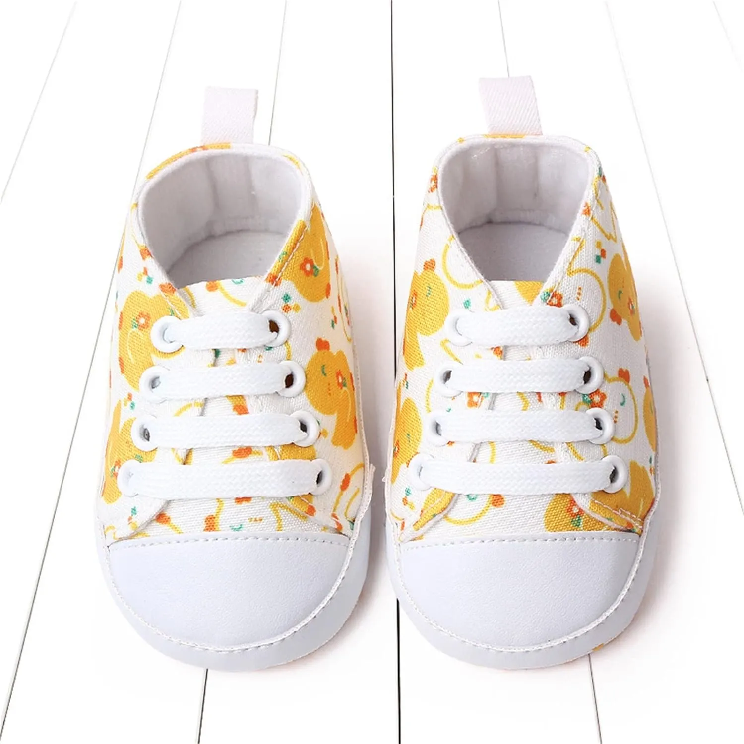 Kids Wedding Shoes Summer Children Infant Toddler Boys And Girls Sports Canvas Cute Cartoon Pattern Lace Up