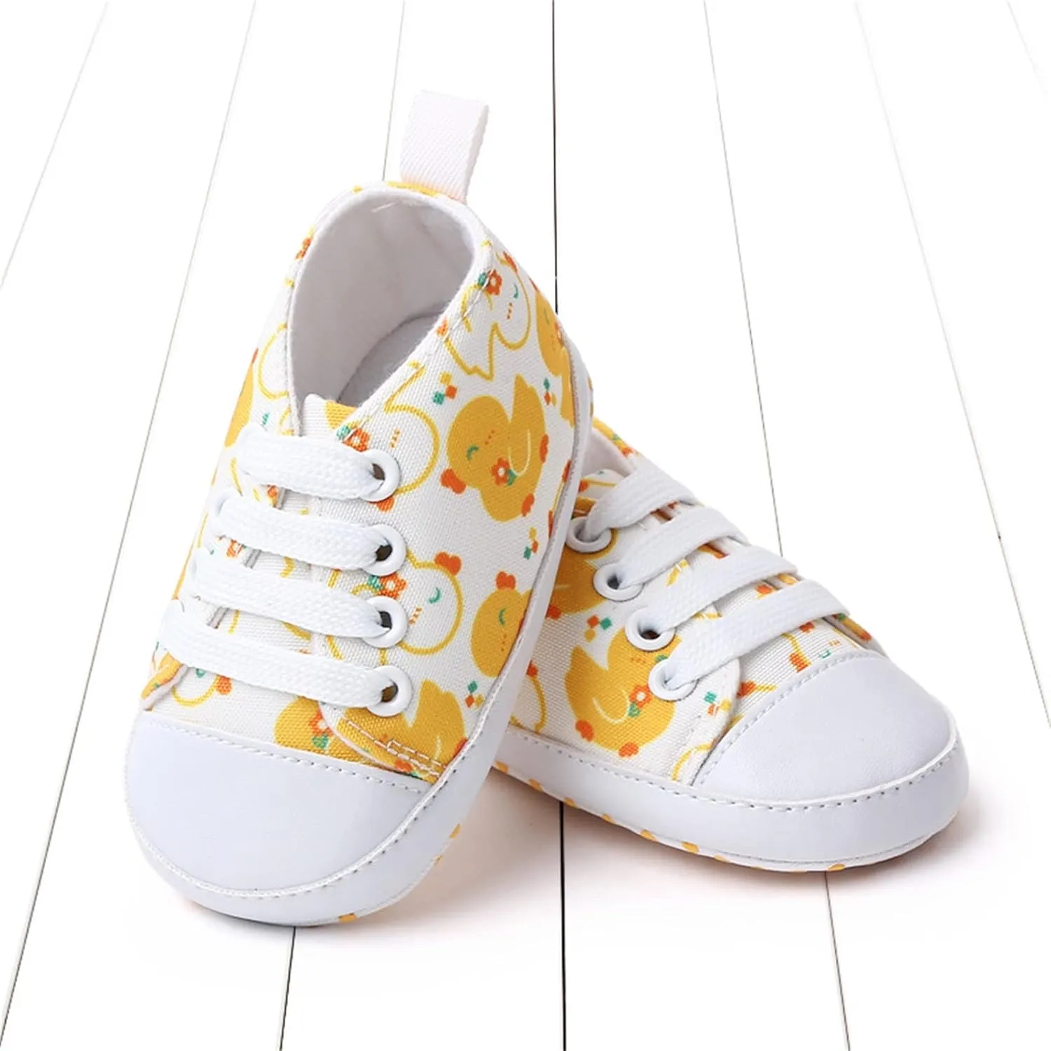 Kids Wedding Shoes Summer Children Infant Toddler Boys And Girls Sports Canvas Cute Cartoon Pattern Lace Up
