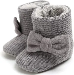 LIVEBOX Prewalker Toddler Boots Premium Soft Anti-Slip Sole Warm Winter Boots for Infant Baby Girls
