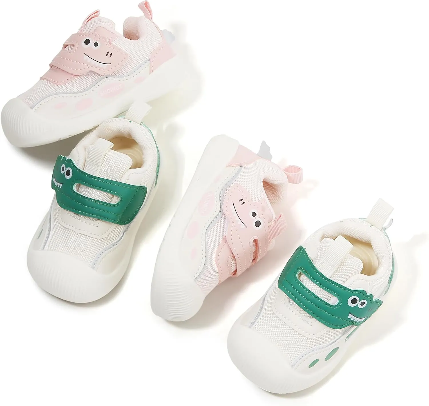 LONSOEN Toddler Boys Girls Sneakers Kids Lightweight Casual Walking Tennis Shoes