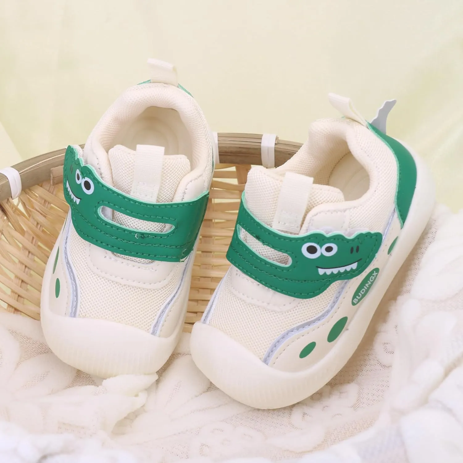 LONSOEN Toddler Boys Girls Sneakers Kids Lightweight Casual Walking Tennis Shoes