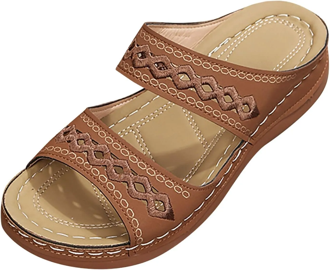 Low Wedge Sandals for Women Sandals Wedge for Women Beach Womens Sandal Comfortable Summer Shoes for Womens 2025
