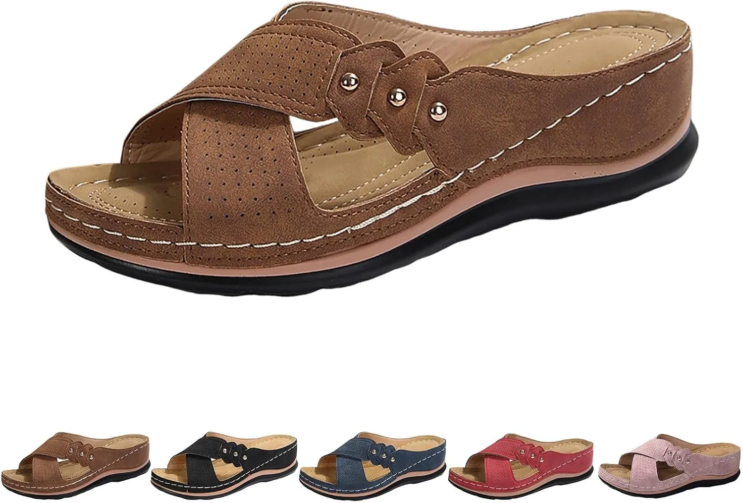 Low Wedge Sandals for Women Wedge Sandals for Women Beach Summer Shoes for Womens 2025 Womens Sandal Comfortable
