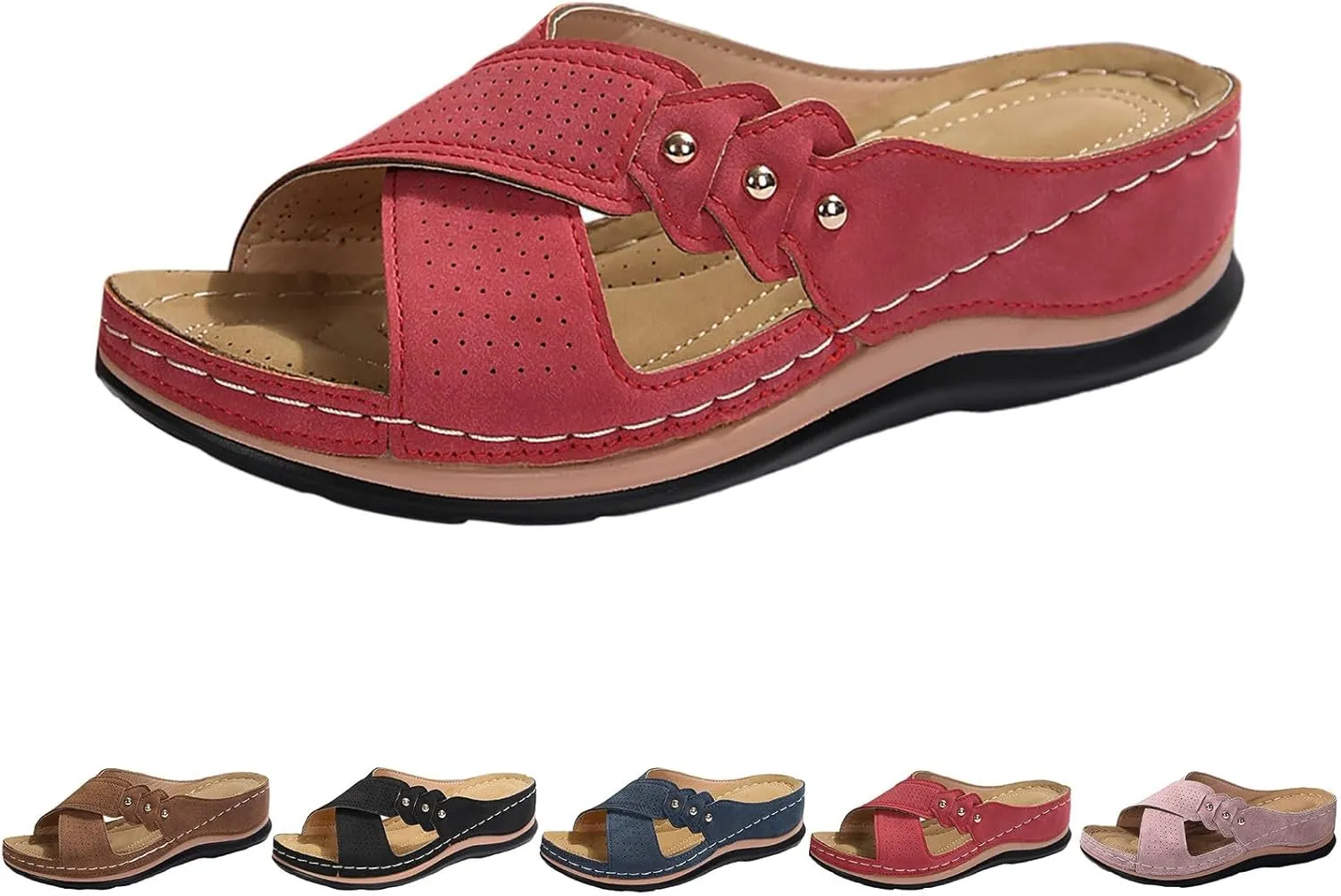 Low Wedge Sandals for Women Wedge Sandals for Women Beach Summer Shoes for Womens 2025 Womens Sandal Comfortable