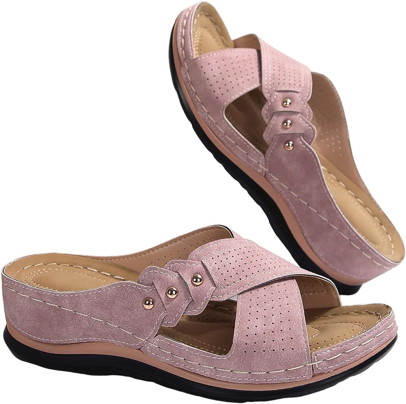 Low Wedge Sandals for Women Wedge Sandals for Women Beach Summer Shoes for Womens 2025 Womens Sandal Comfortable