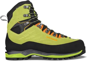 LOWA Mens Cevedale II GTX Suede Textile Lime Flame Boots 12 US