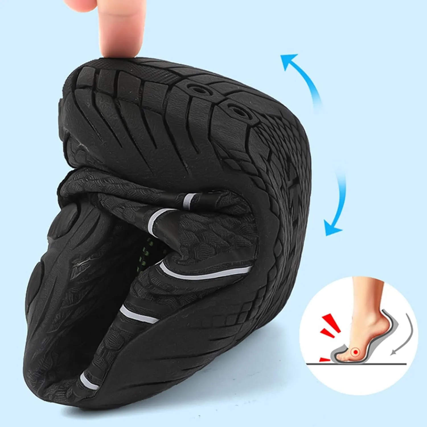 Men Barefoot Shoes,Summer Quick-Dry Comfy Breathable Surf Swim Shoes Women,Casual Lightweight Aqua Beach Water Shoes,Unisex Adult,with Draining Hole,for Boating Fishing