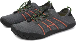 Men Barefoot Shoes,Summer Quick-Dry Comfy Breathable Surf Swim Shoes Women,Casual Lightweight Aqua Beach Water Shoes,Unisex Adult,with Draining Hole,for Boating Fishing
