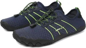 Men Barefoot Shoes,Summer Quick-Dry Comfy Breathable Surf Swim Shoes Women,Casual Lightweight Aqua Beach Water Shoes,Unisex Adult,with Draining Hole,for Boating Fishing