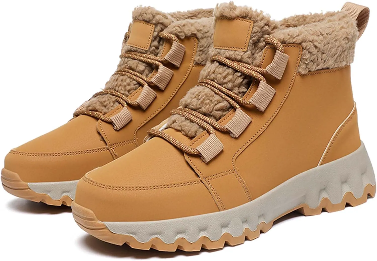 Men's and Women's Fashionable Casual Leather Shoes and Snow Boots