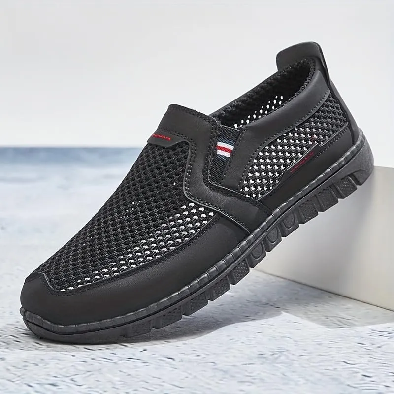Men's Breathable Casual Sports Shoes - Lightweight Low-top Outdoor with Arch Support, Durable Rubber Soles, Suitable for Walking and Daily wear