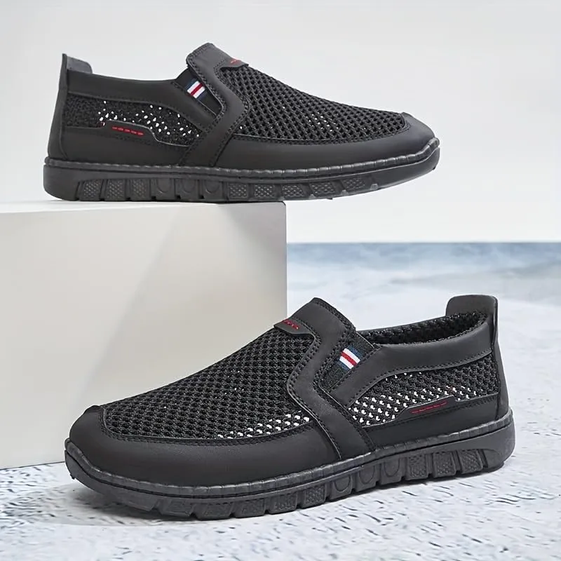 Men's Breathable Casual Sports Shoes - Lightweight Low-top Outdoor with Arch Support, Durable Rubber Soles, Suitable for Walking and Daily wear