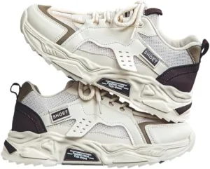 Men's Casual Shoes ?C Fashionable Breathable Chunky Sneakers, Youth-Oriented Korean-Style Thick-Soled Sports Shoes for Trendy Looks