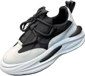 Men's Casual Sneakers - Breathable Fabric Upper, All-Season Outdoor Walking Shoes with Round Toe & Lace-Up Closure