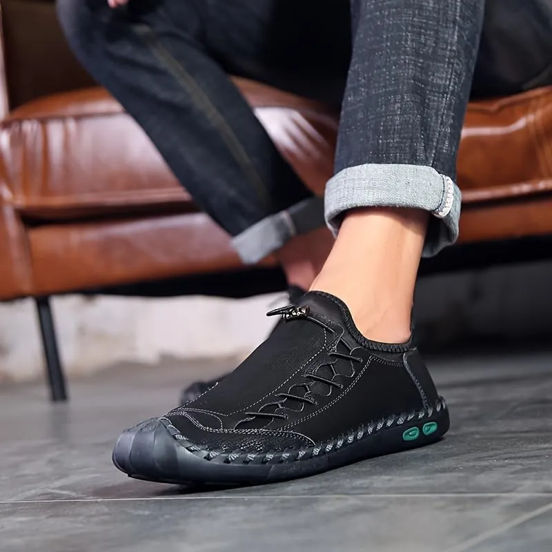 Men's Casual Sneakers, Comfy Wear-Resistant Slip On Shoes for Outdoor Walking Running, Spring Summer Autumn
