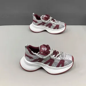 Men's Casual Sports Shoes - Low-top lace-up Shoes, mesh Upper, Durable PVC Sole, Breathable Fabric Lining, Suitable for Both Outdoor and Daily use