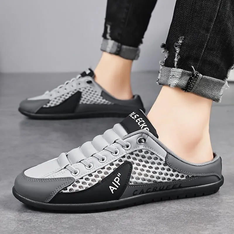 Men's Fashion Sneakers Slip-Resistant Versatile for Outdoor Activities, Breathable Fabric with EVA Insole