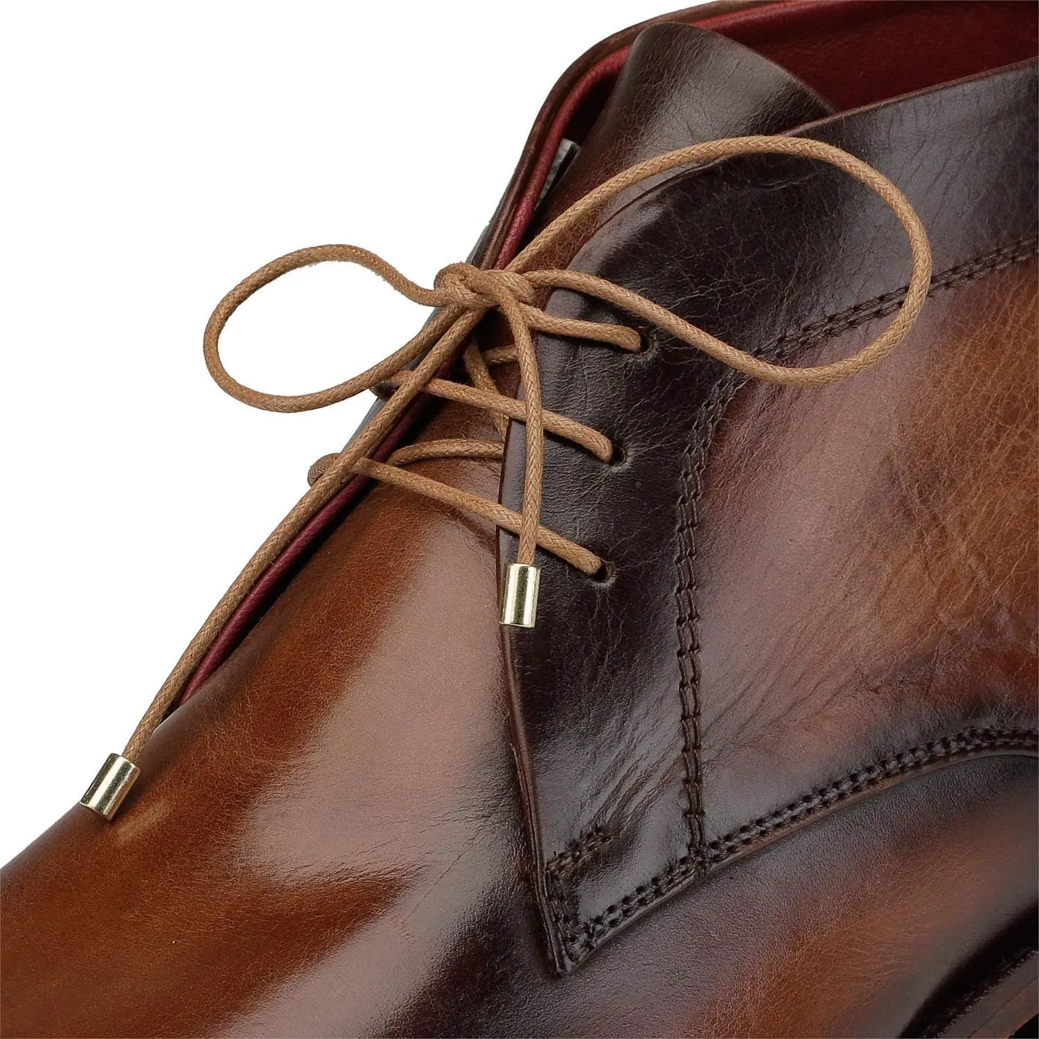 Men??s Modern Classic Calfskin Leather Chukka Boots