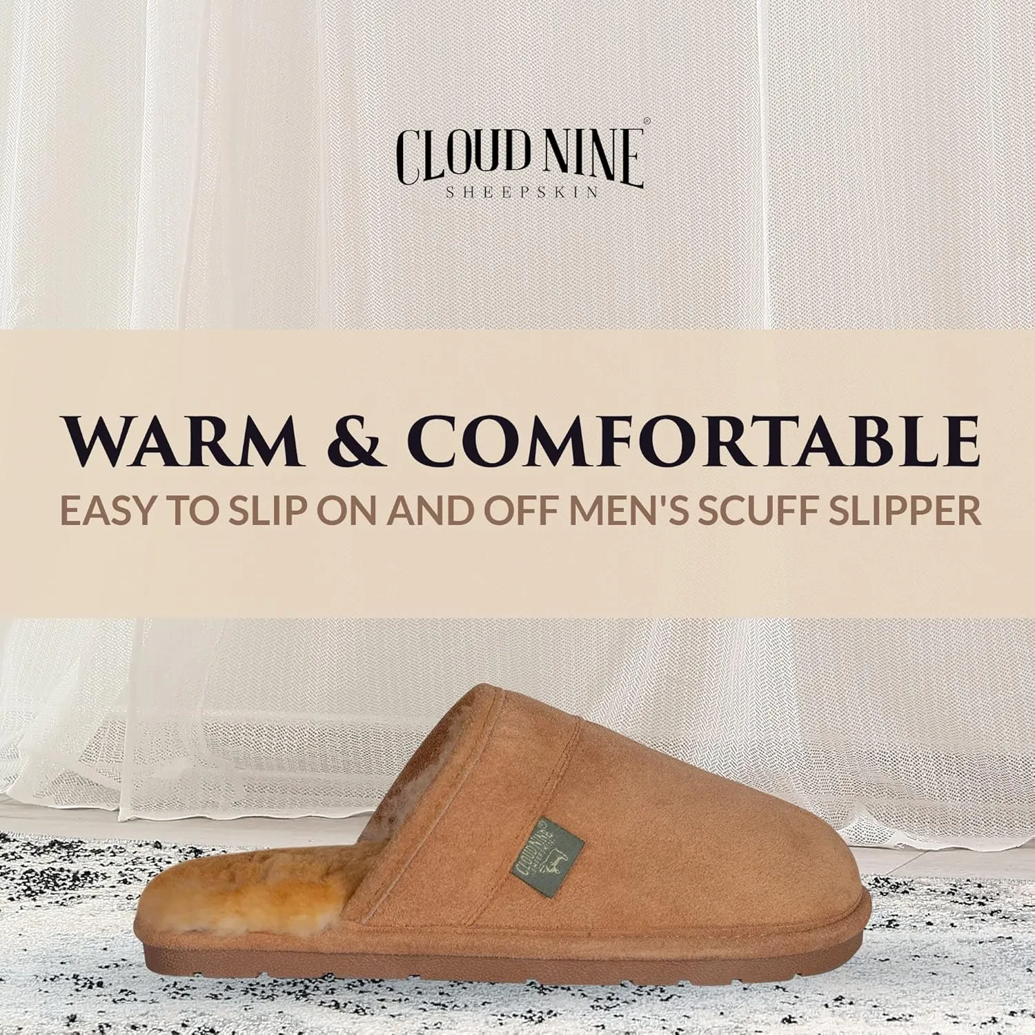 Mens Scuff Slipper
