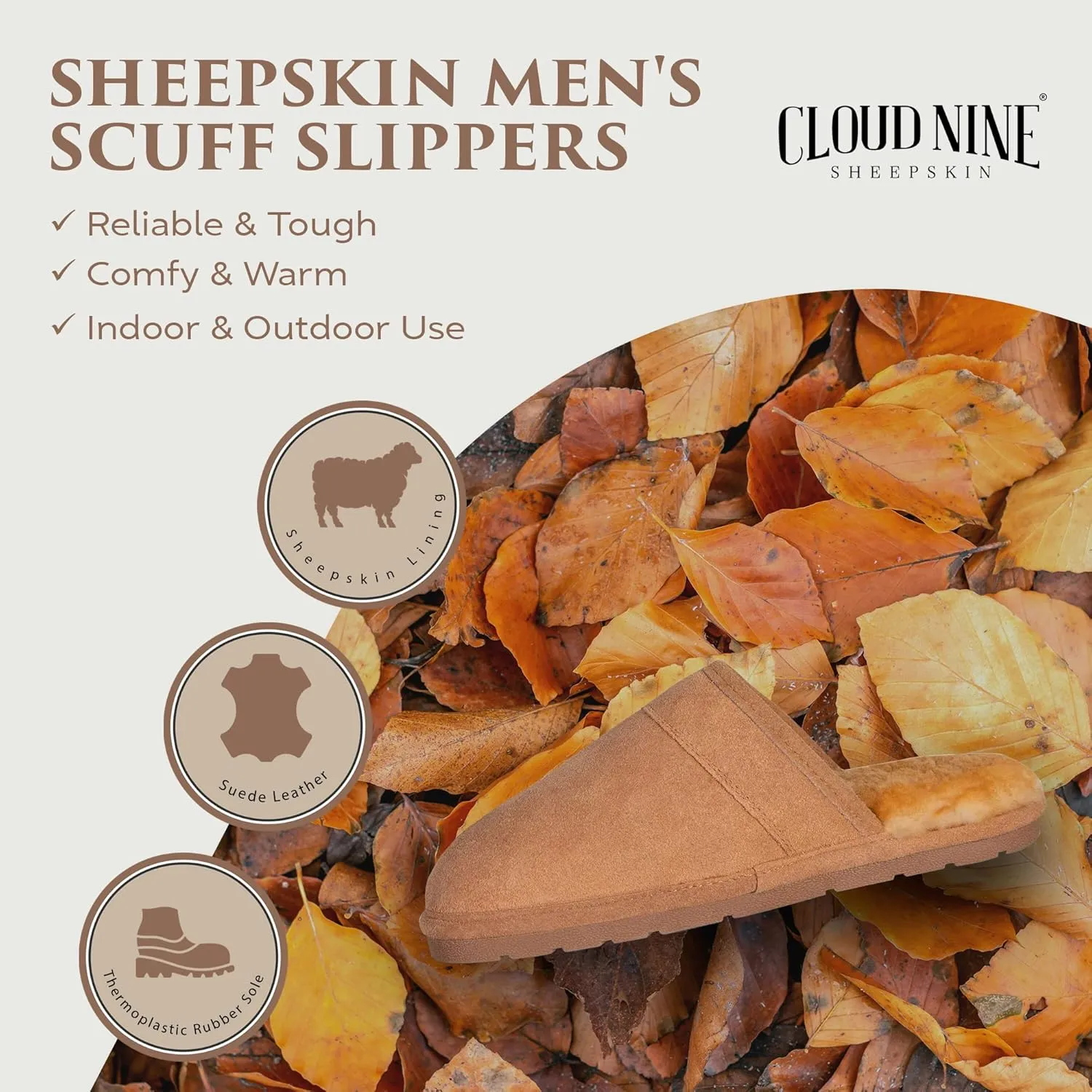 Mens Scuff Slipper