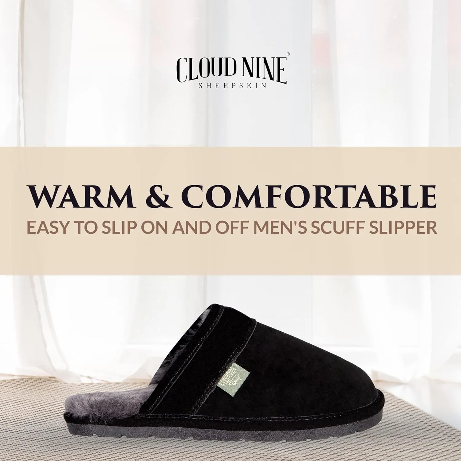 Mens Scuff Slipper