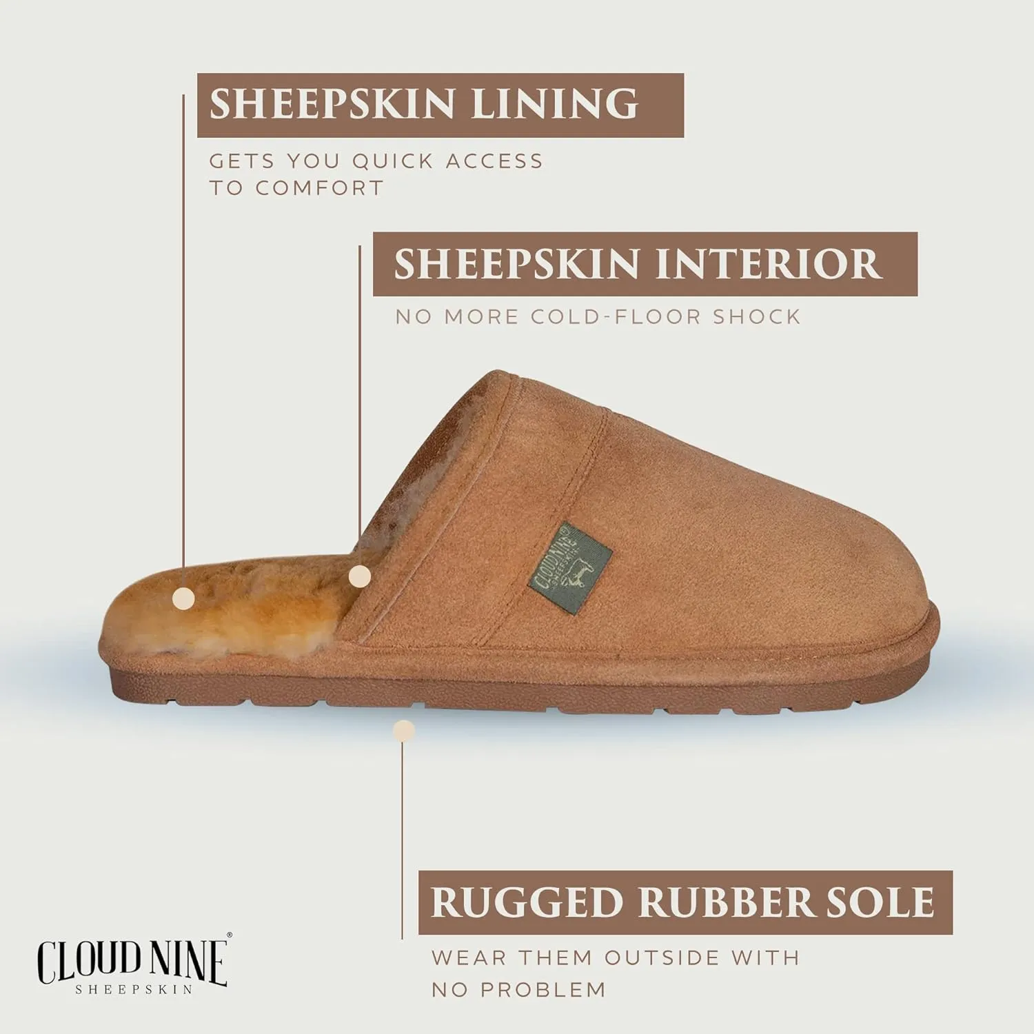 Mens Scuff Slipper